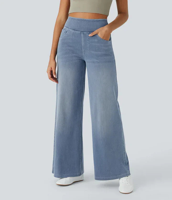 Noelia | Jeans cómodos con talle alto y corte relajado para uso diario