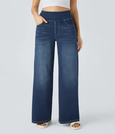 Noelia | Jeans cómodos con talle alto y corte relajado para uso diario