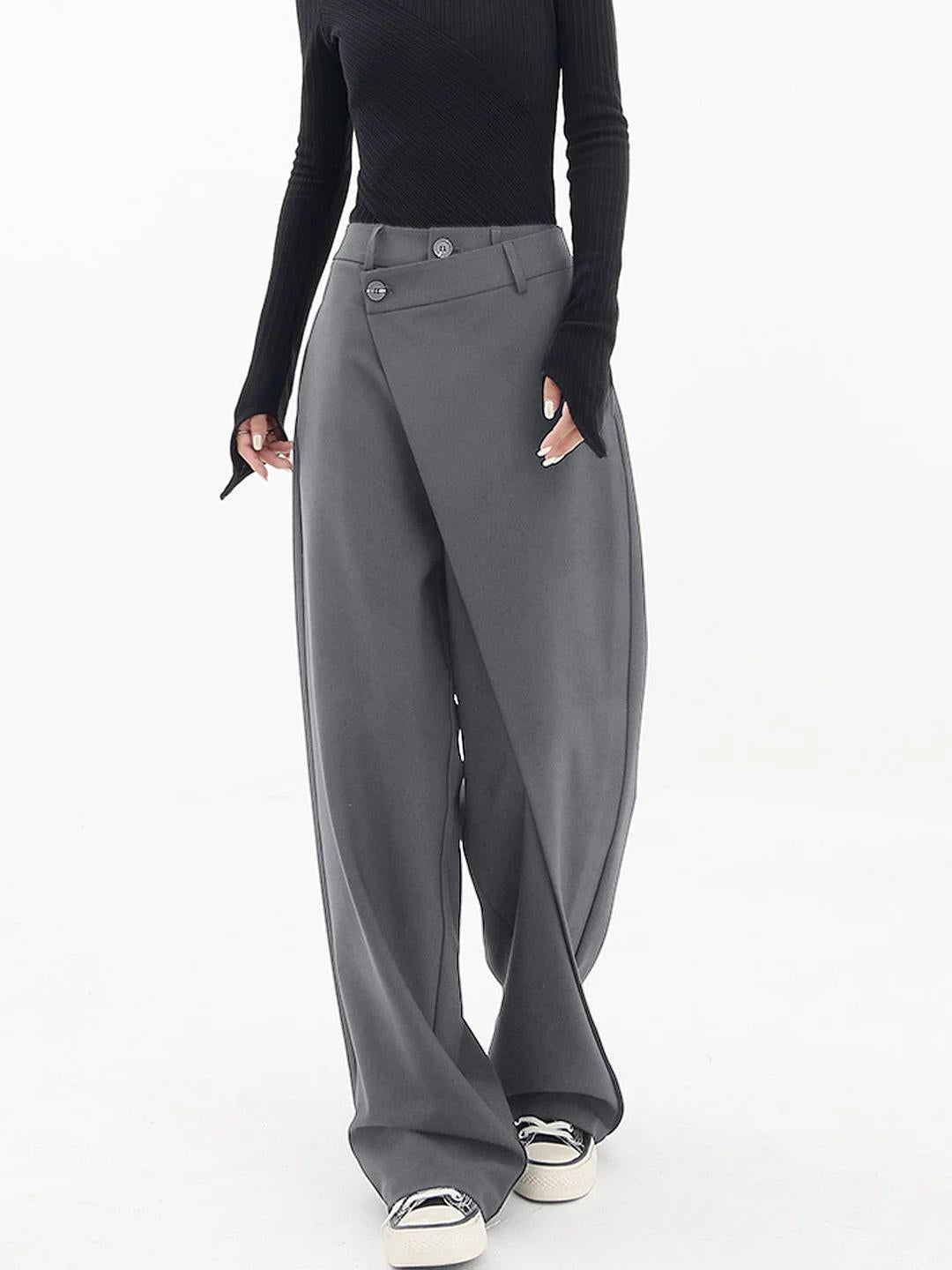 Beatriz | Pantalón asimétrico de tela liviana con estilo moderno