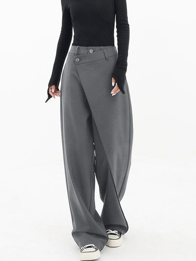 Beatriz | Pantalón asimétrico de tela liviana con estilo moderno