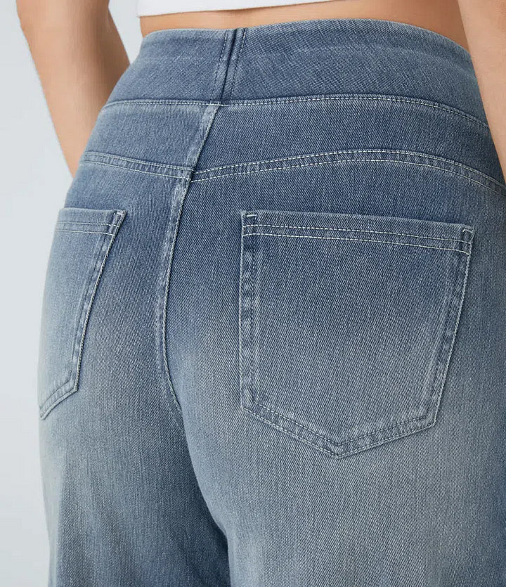 Noelia | Jeans cómodos con talle alto y corte relajado para uso diario