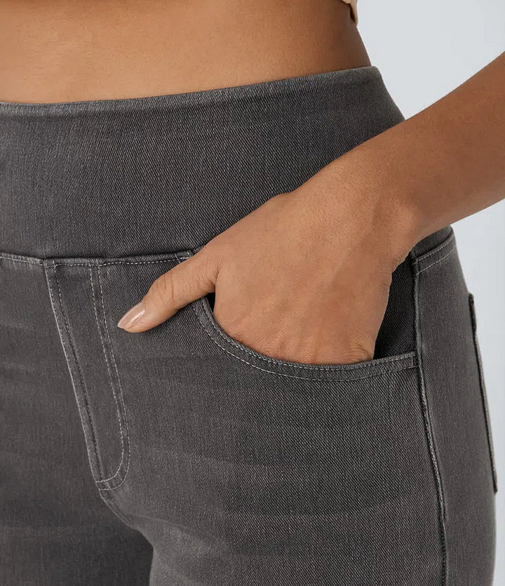 Noelia | Jeans cómodos con talle alto y corte relajado para uso diario