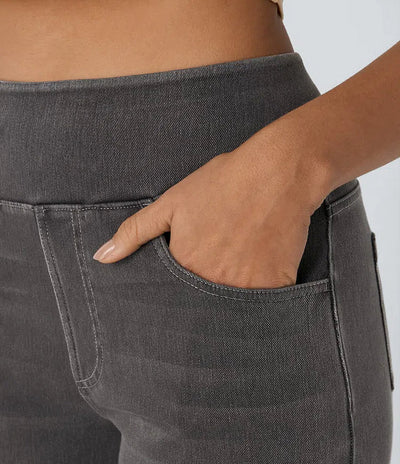 Noelia | Jeans cómodos con talle alto y corte relajado para uso diario